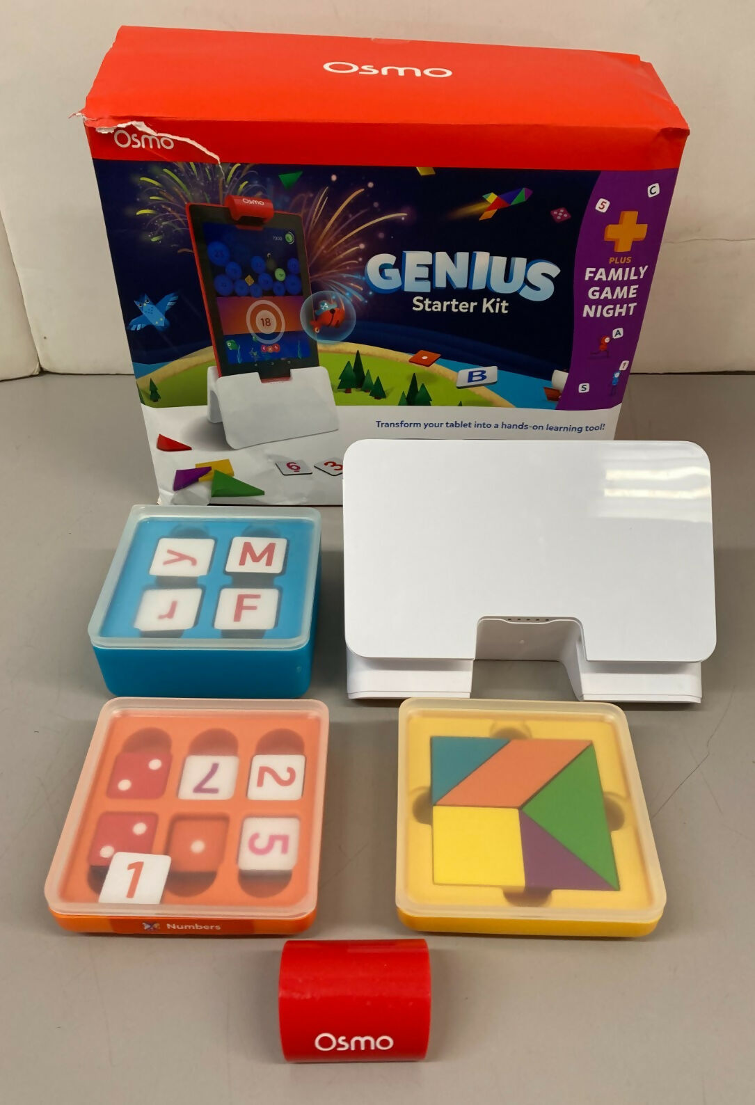Osmo Genius Starter Kit for Fire Tablet 7 games family game night