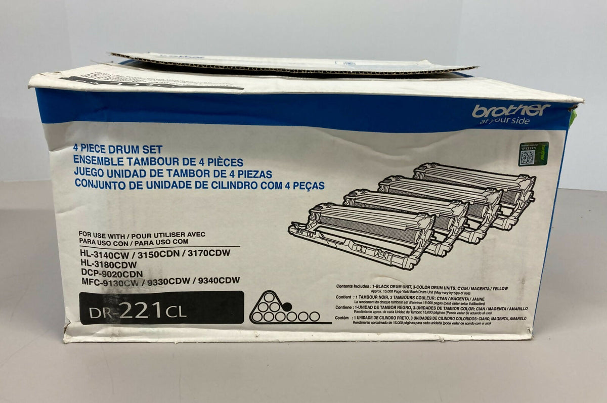 BROTHER DR-221CL NEW Open DMGD Box 221 Drum Unit Cyan Magenta Yellow - No Black