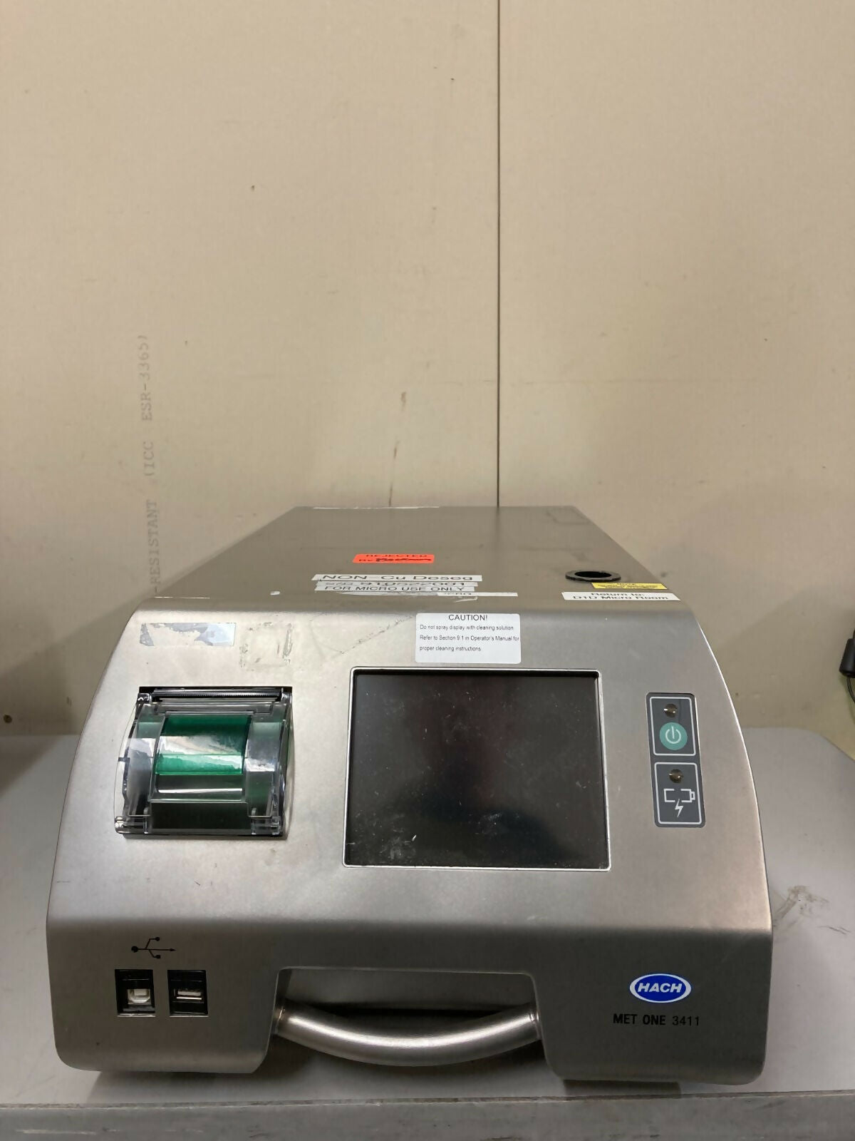 HACH Met One 3400 Model 3411 Portable Air Particle Counter