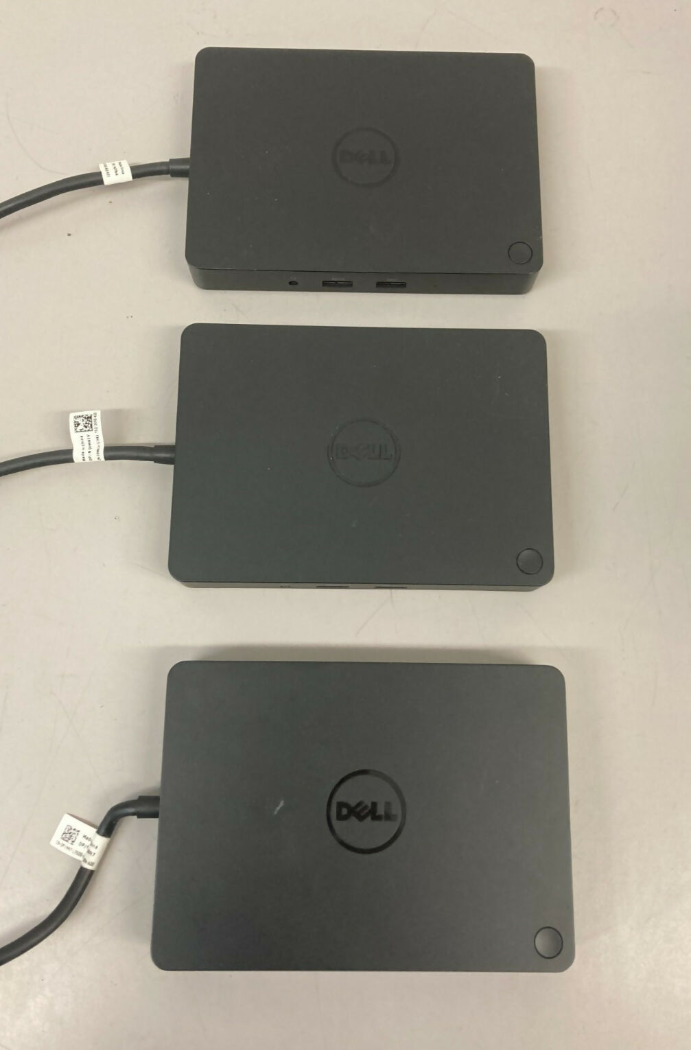 Lot Of 3 Dell Dock WD15 USB-C Type-C K17A 05FDDV Docking Station - No AC adapter