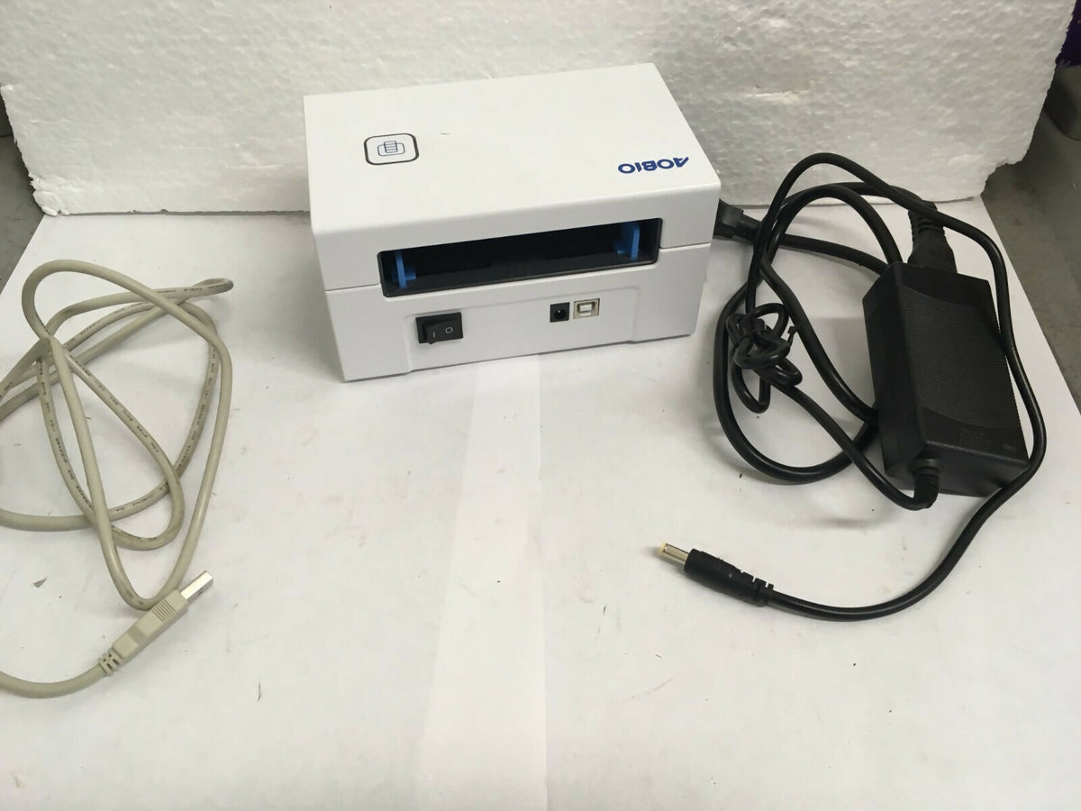 Aobio Thermal Label Printer Model Q5L Used Condition includes power cords