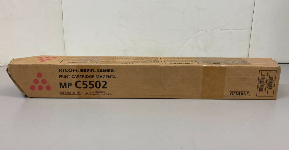 Genuine OEM Ricoh MP C5502 MAGENTA 841753 - NEW