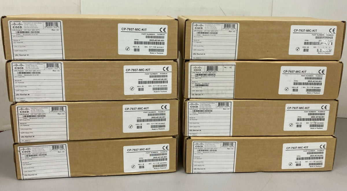 8 Cisco CP-7937-MIC-KIT Microphone Kit for Cisco Unified Conference Station 7937