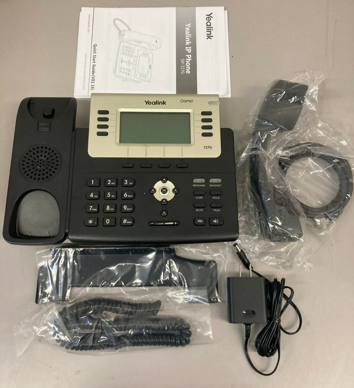 Yealink SIP T27G Office POE 6 Line Phone Professional VoIP Business - Gigabit IP