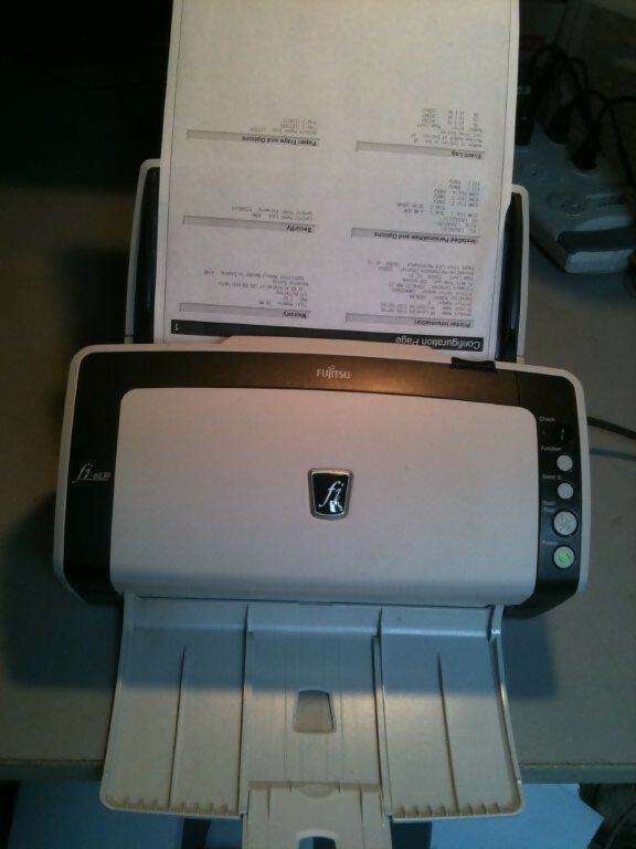 Fujitsu fi-6140 Desktop Duplex Scanner PA03540-B005 complete