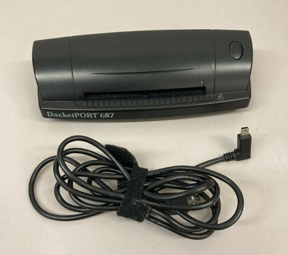 ImageScan Docketport Pro 687 Duplex Card Scanner - Untested - No Original Box