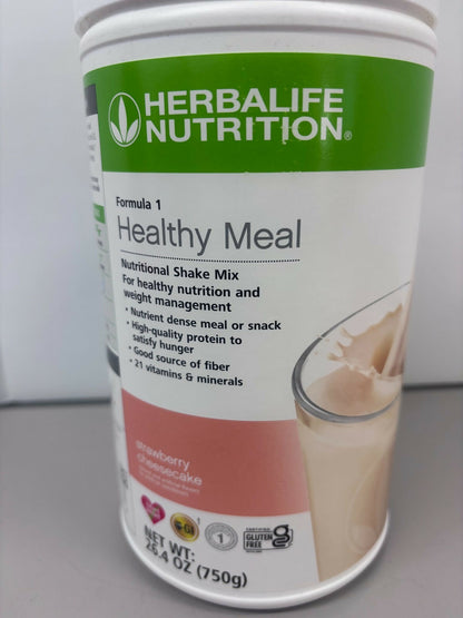 Herbalife Nutrition Formula 1 Healthy meal Strawberry Cheesecake Shake Mix 26 4