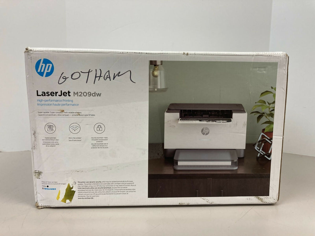 HP LaserJet M209dw Desktop Wireless Laser Printer Monochrome 6GW62FBGJ