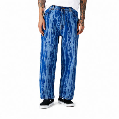 Levis Skateboarding Carpenter Jeans Men 33x29 Acid Wash Baggy Wide Leg Cropped