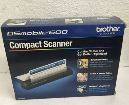 DS mobile 600 compact brother scanner with original packaging