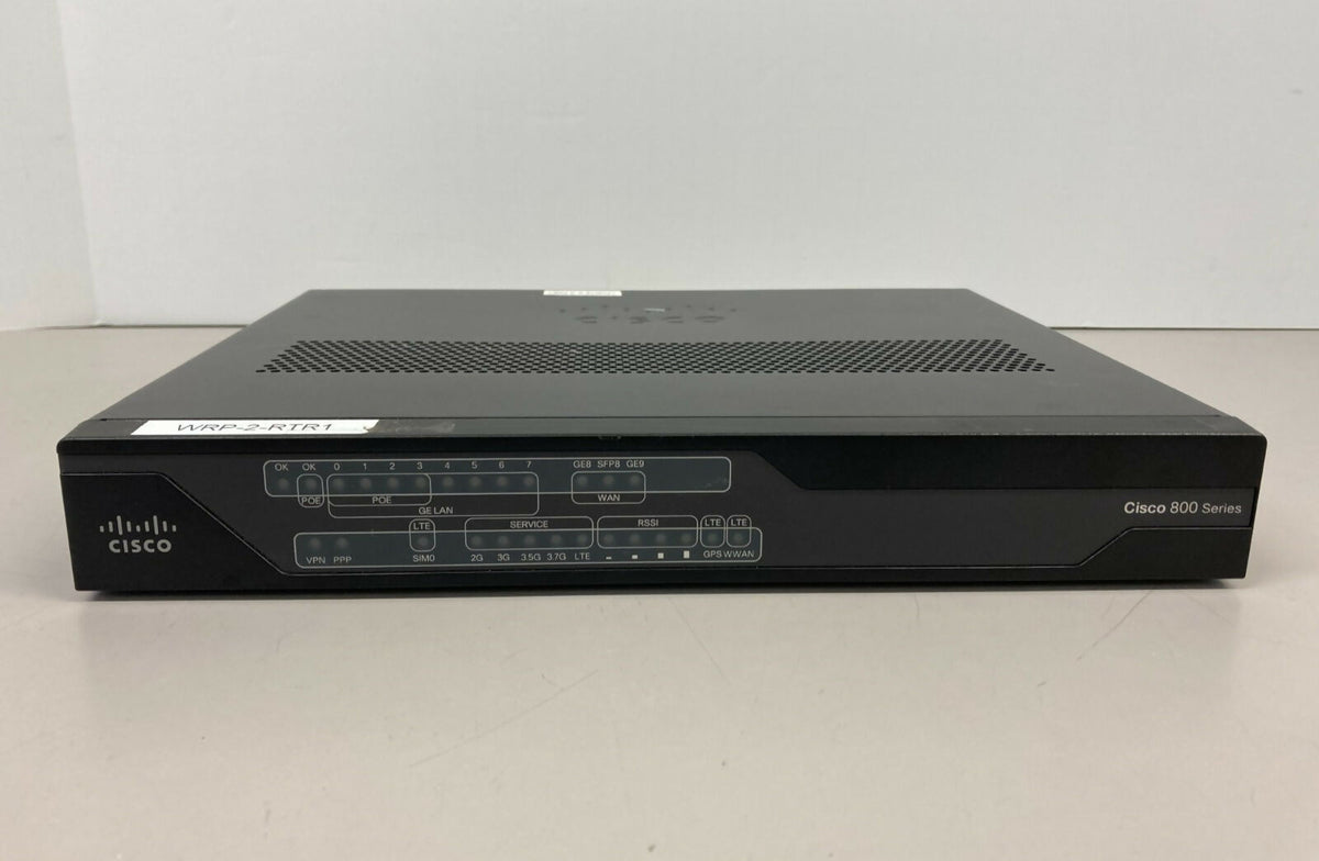 Cisco 800 Series C891F Gig Ethernet Integrated Services Router ISDN BRI