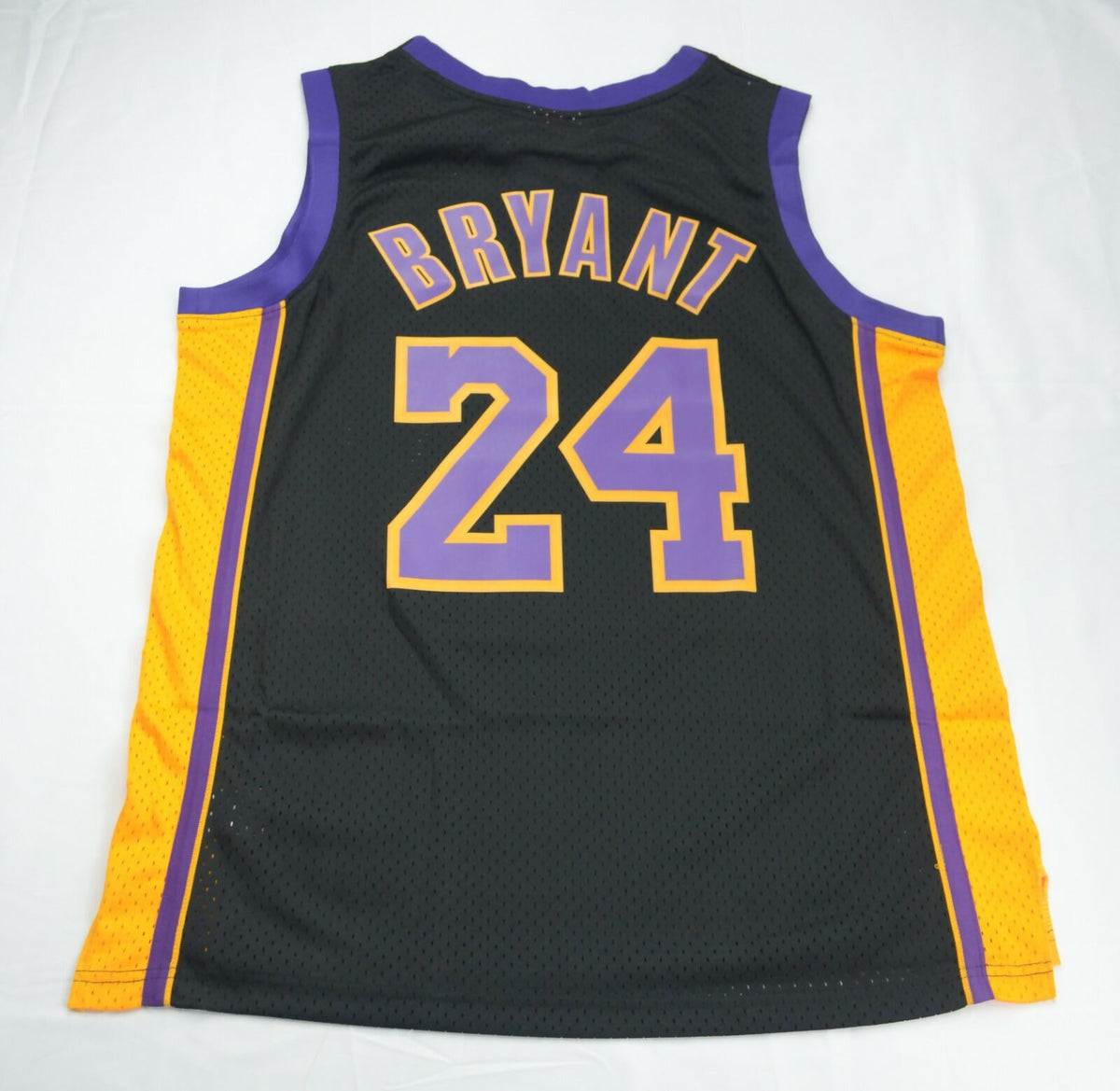 Kobe Byant 24 LA Lakers Purple Jersey Icon Edition Size Large L