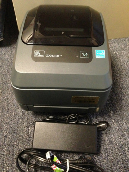 ZEBRA GX430t Thermal Receipt USB Fedex UPS 5 Label Printer GX43-102511-000