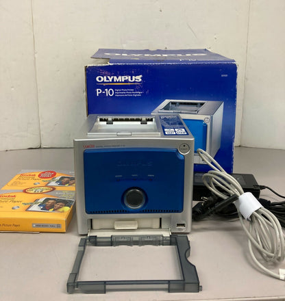 Olympus P-10 Digital Photo Printer 4x6 Prints Camedia 201120 - Open Box