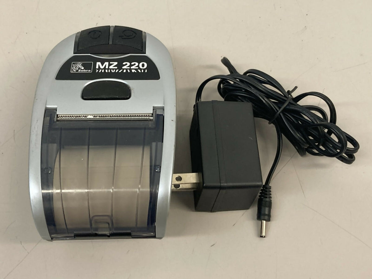 Zebra MZ220 Mobile Receipt Label Thermal Printer Bluetooth USB