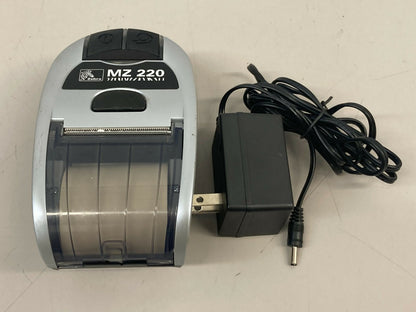 Zebra MZ220 Mobile Receipt Label Thermal Printer Bluetooth USB