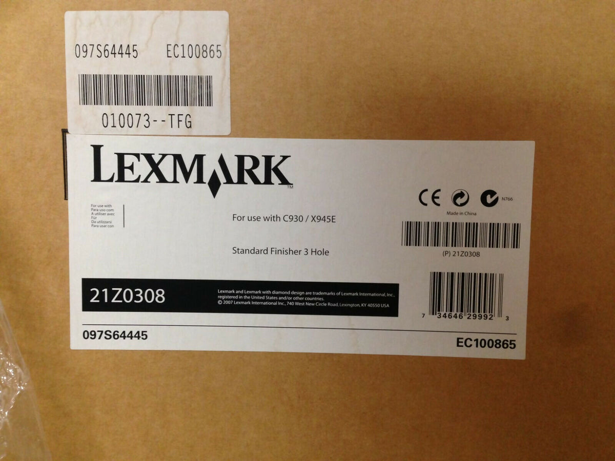 New in Box Lexmark Standard Finisher 3 Hole for C930 X94SE 21Z0308