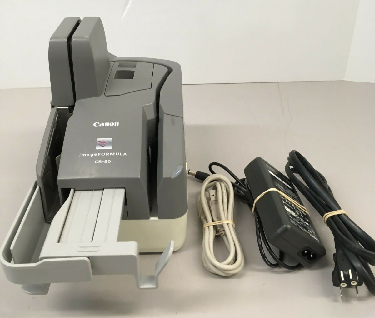 CANON imageFORMULA CR-80 USB Sheetfed Check Transport Scanner M111102 W power