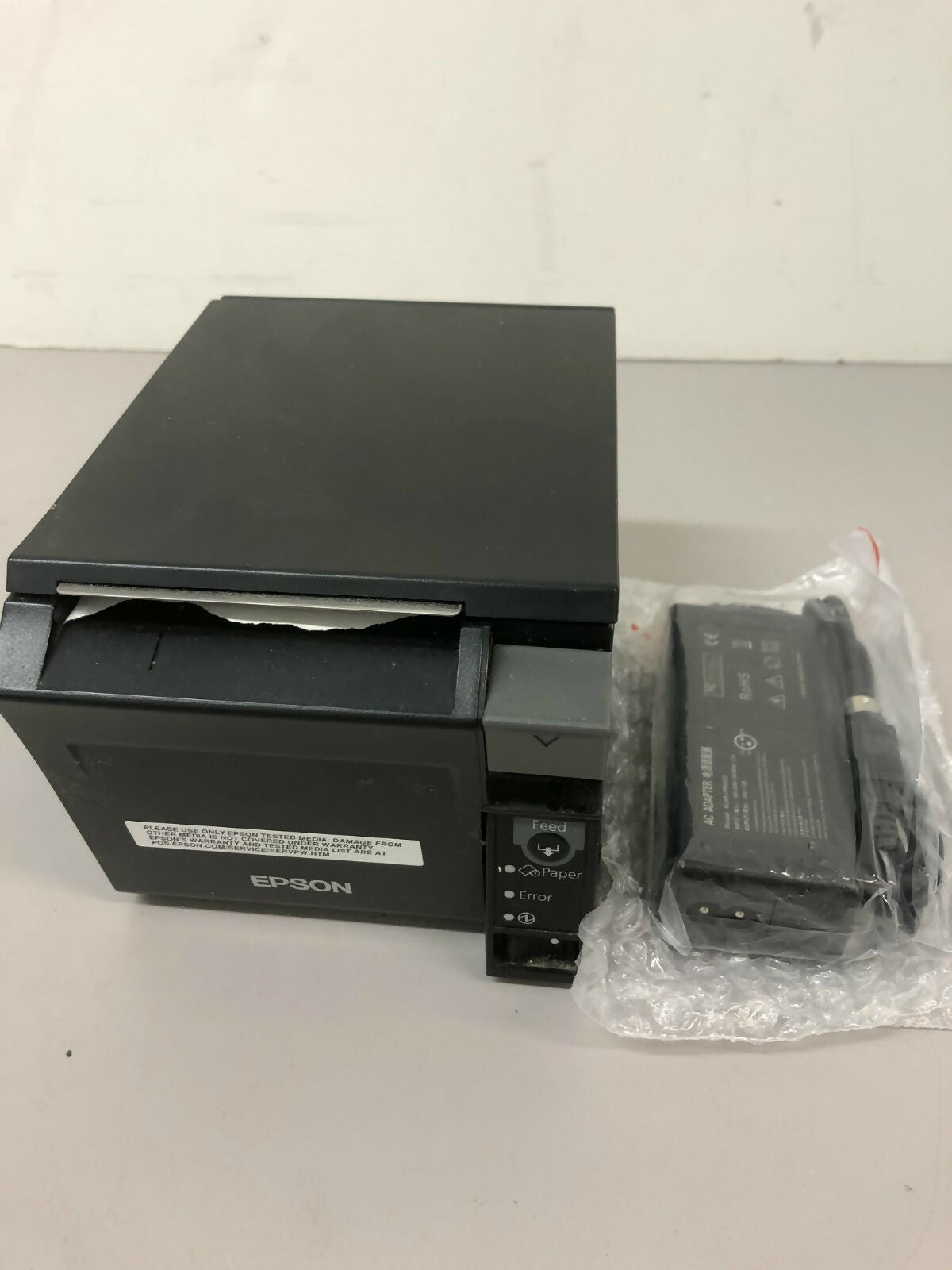 EPSON Black Thermal Receipt Printer M296a TM-T70ii complete Centronix