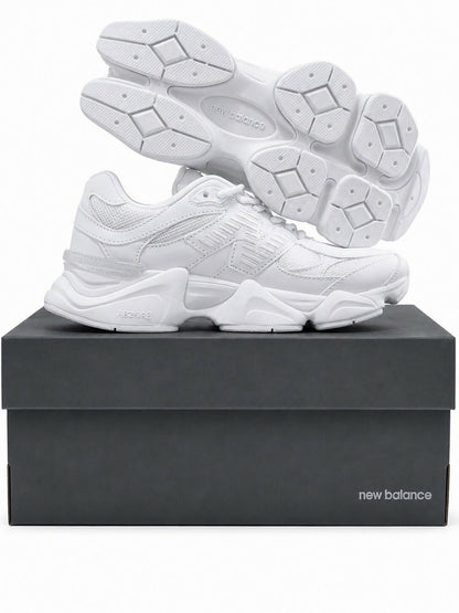 NB Triple White Womens Lifestyle Sneakers White U9060NRJ ABZORB Woman 7 USM 5 5