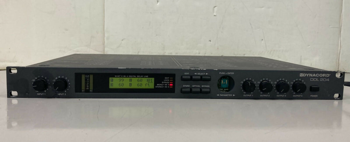 DYNACORD DDL-204 24 BIT DIGITAL SOUND SYSTEM PROCCESSOR - Parts only