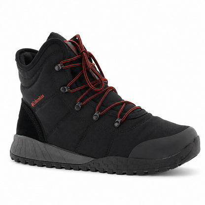 Columbia Mens Fairbanks Omni-Heat Waterproof Hiking Boots Black Size 8 5