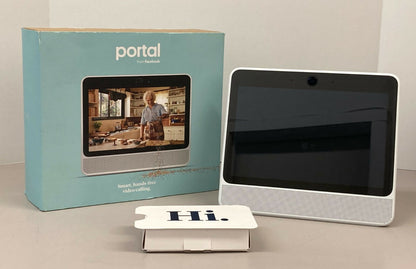 Facebook 10 1 Portal Smart with Alexa White B81AO1WUS - Good Condition