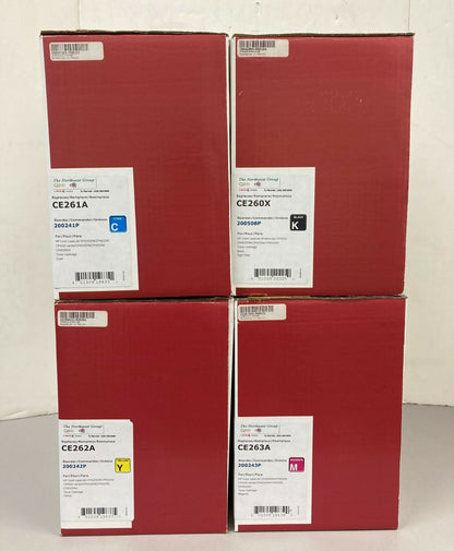 Compatible Inks Toners for HP 648A SET CMY Black CE263A CE262A CE261A CE260X