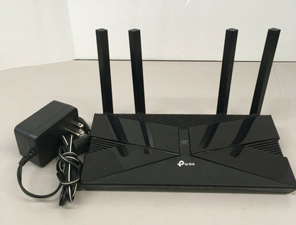 Archer AX50 AX3000 Dual Band Gigabit Wi-Fi 6 Router Black USED