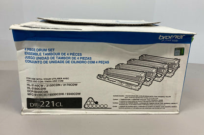 BROTHER DR-221CL NEW Open DMGD Box 221 Drum Unit Cyan Magenta Yellow - No Black