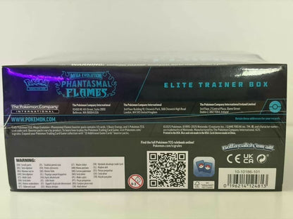 Pokemon Mega Evolution Phantasmal Flames Pokemon Center Elite Trainer Box