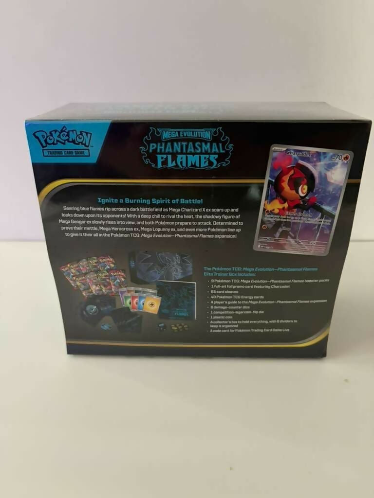 Pokemon Mega Evolution Phantasmal Flames Pokemon Center Elite Trainer Box