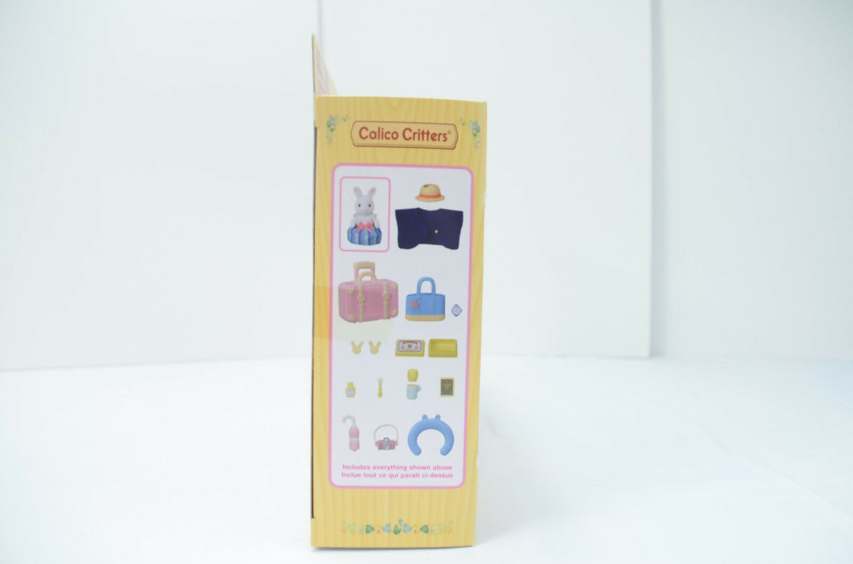 Calico Critters Weekend Travel Set Snow Rabbit Mom Brand New