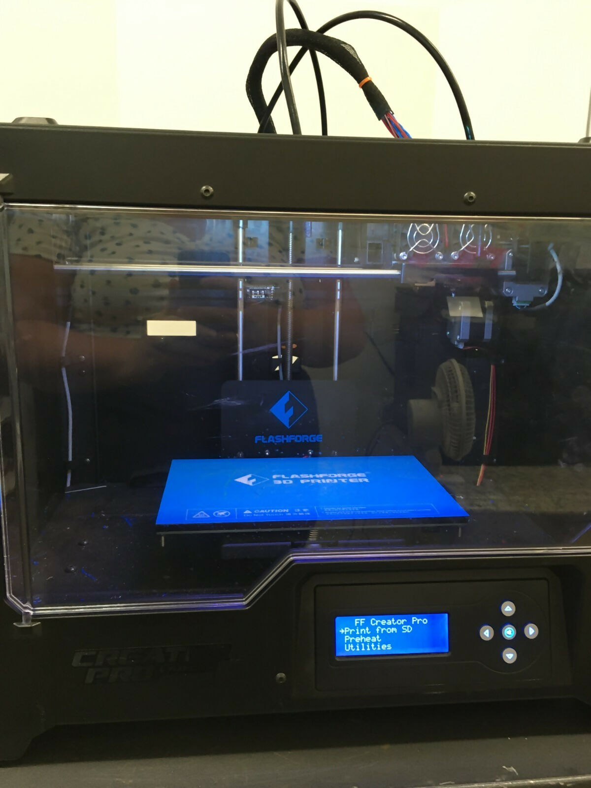 FlashForge Creator Pro 3D Printer 100-240Vac 47-63Hz Power Tested