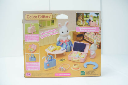 Calico Critters Weekend Travel Set Snow Rabbit Mom Brand New