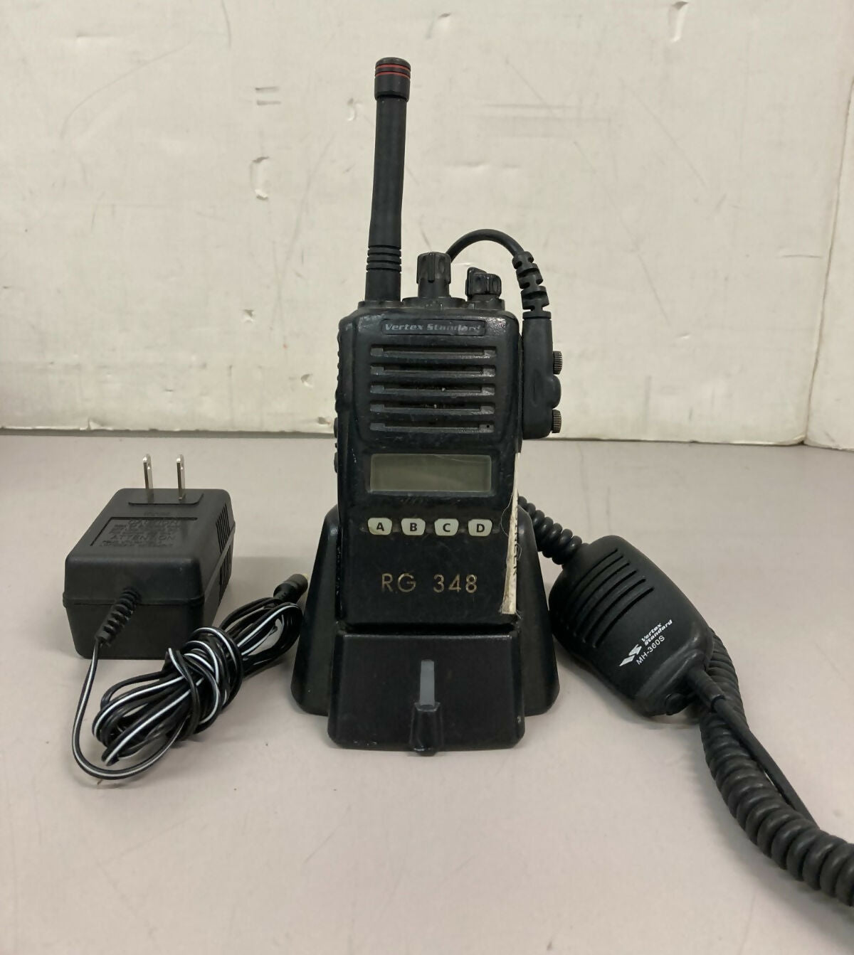 Vertex Standard VX-348-G7-5 Two-Way Radio with charger and battery