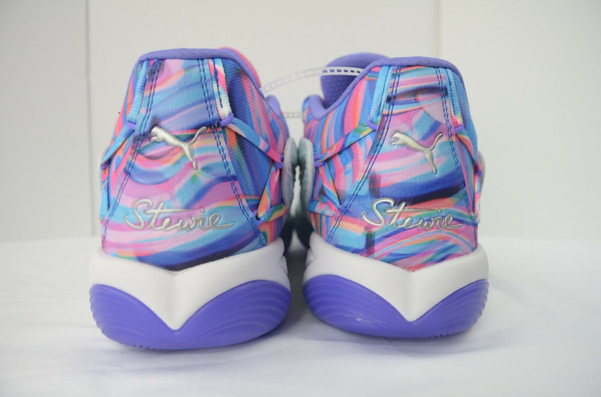Puma Stewie 4 Prism Wns size 12 Mens size 10 5 Ice White Multi Shoes 311062 01