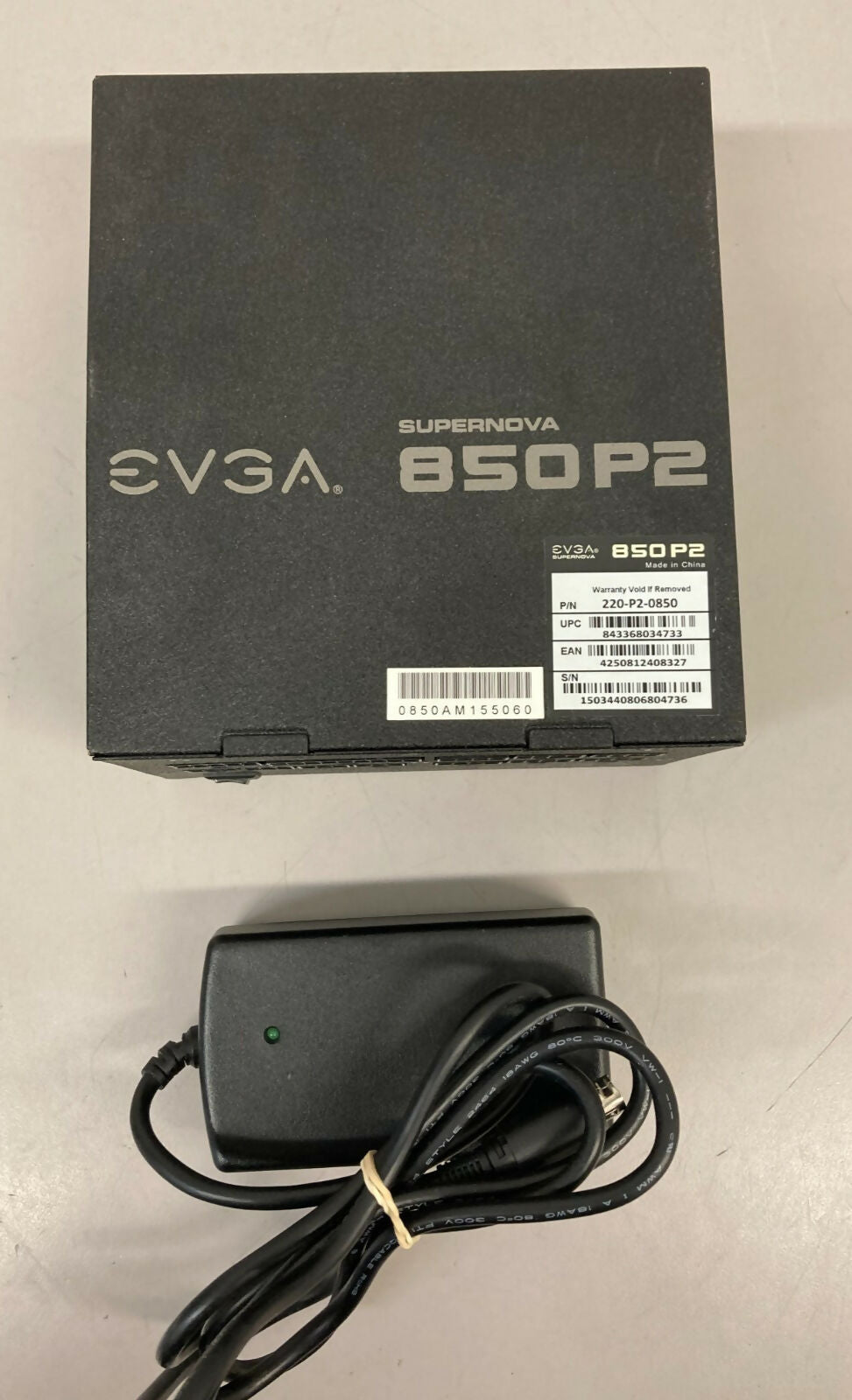 EVGA SuperNOVA 850 P2 220-P2-0850 80 Plus Platinum 850W Parts Only Not Working
