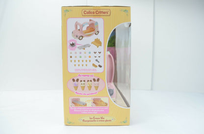 Calico Critters Ice Cream Van Play Set NEW Playset 30 Play Pieces Included NEW