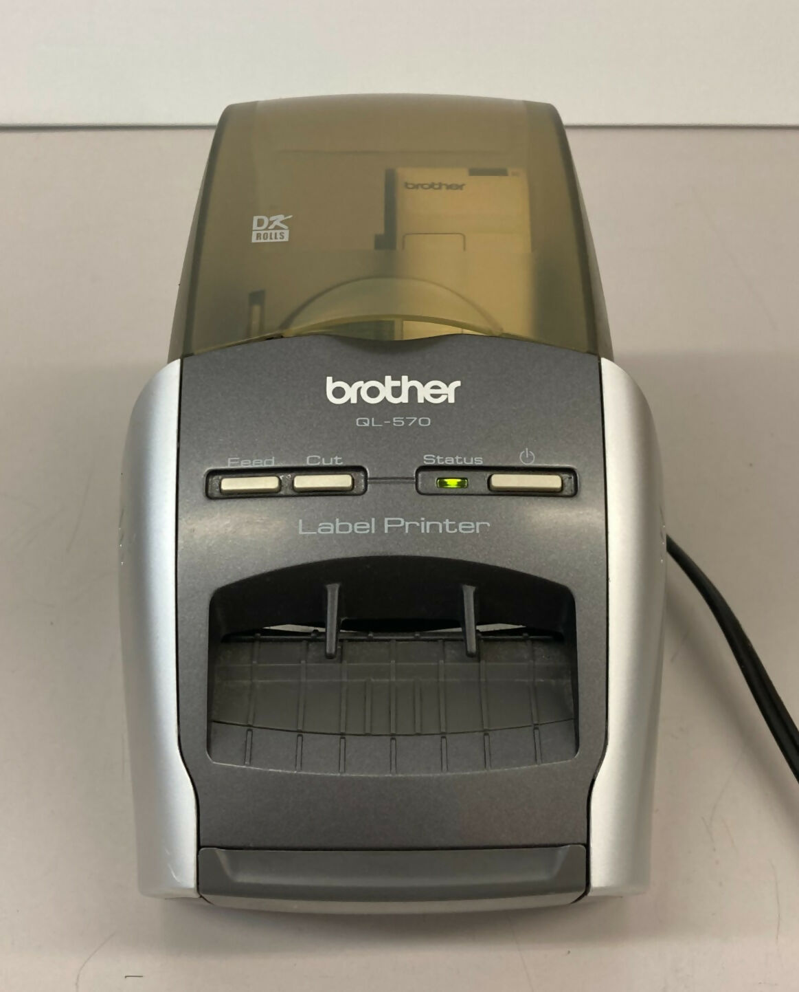 Brother QL-570 Professional Thermal Label Printer w Power Cord USB Cable