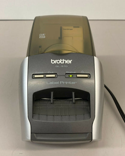 Brother QL-570 Professional Thermal Label Printer w Power Cord USB Cable