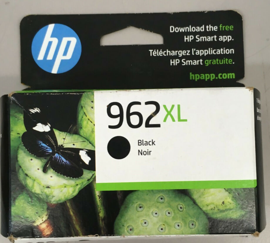 Genuine HP 962xl Black Ink Cartridge Brand New Sealed - 2025