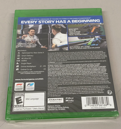 F1 2021 Xbox Series X Xbox One Formula 1 Racing Game Brand New Sealed