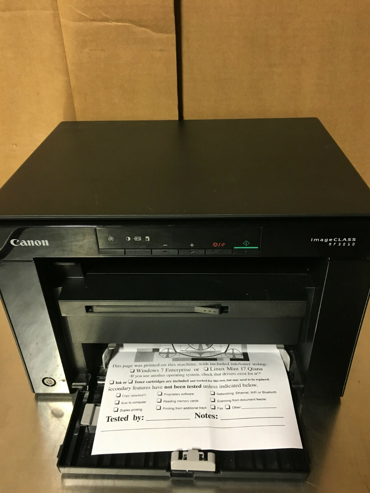 CANON ImageCLASS MF3010 All-in-One printer Scanner complete