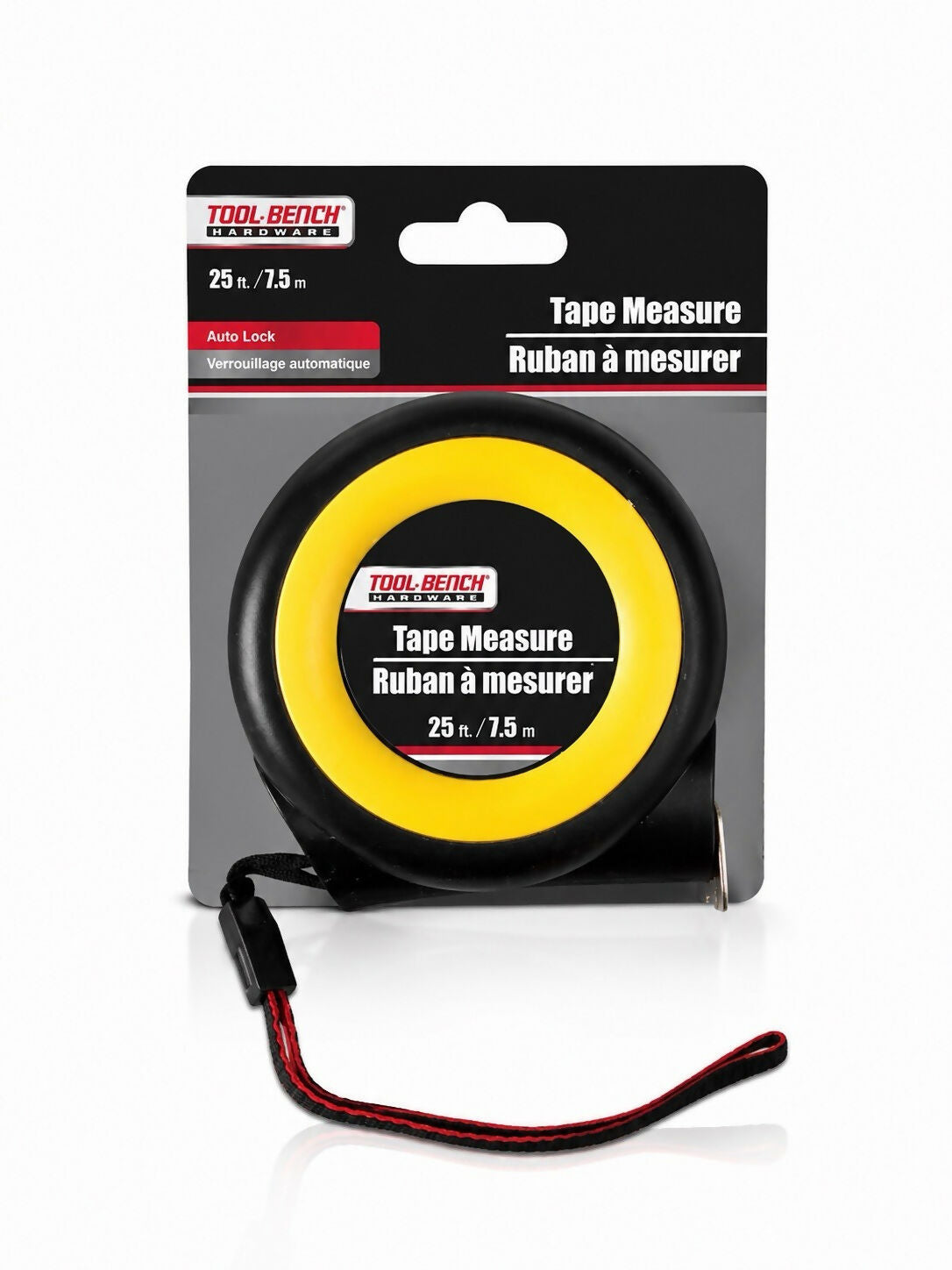 Tool Bench Tape Measure 25 ft - 7 5 m