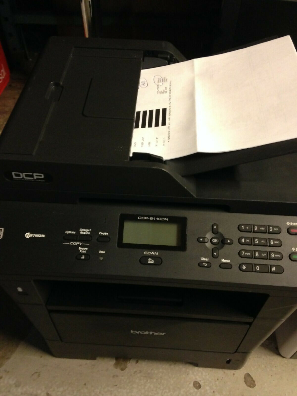 BROTHER DCP-8110dn Laser Copier Printer 8110 Duplex Network 9k pages