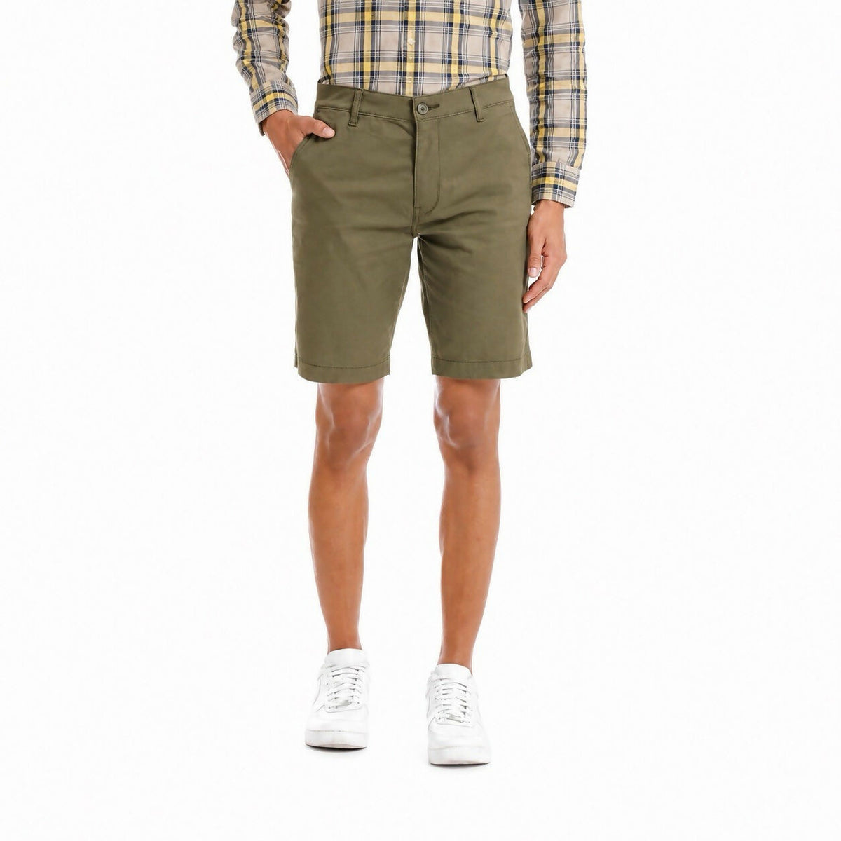 Levis XX Chino - 40 Shorts Mens Relaxed Fit Stretch Bermuda Canvas Beige