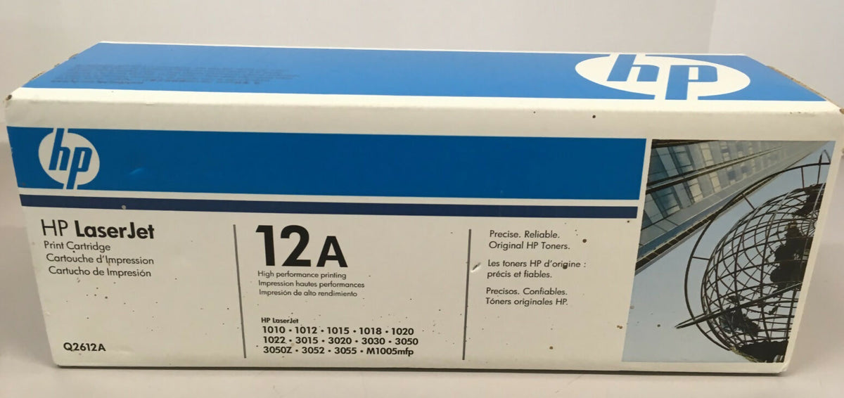 Genuine OEM HP 12A Q2612A Black Toner Cartridge LaserJet Brand New