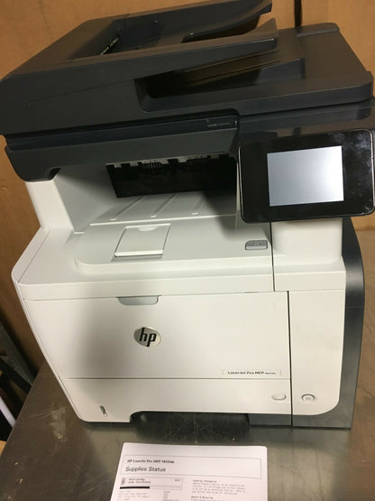 HP LaserJet Pro MFP M521DN All-In-One Laser Printer Copier FAX 73k pages Nice