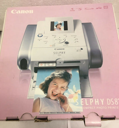 Canon DS810 Compact Photo Printer White Selphy in Box w manual - New
